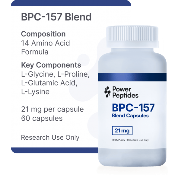 BPC-157 Blend 21mg (60 capsules)