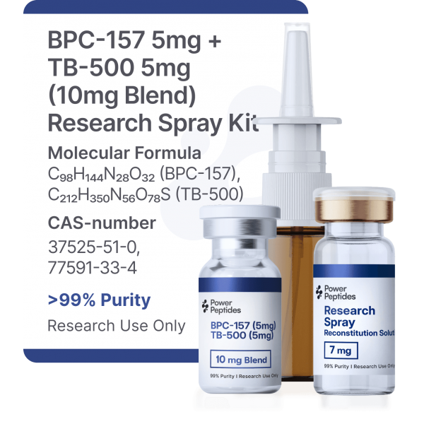 BPC-157 + TB-500 5mg/5mg (10mg/7ml) Research Spray Kit